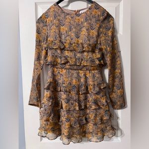 Morgan Claire Long sleeve floral dress - Small